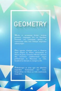 Abstract geometric background Stock Illustration