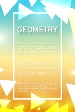 Abstract geometric background Illustrazione stock