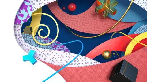 Abstract geometric background Stock Illustration