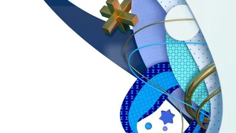 Abstract geometric background イラスト素材