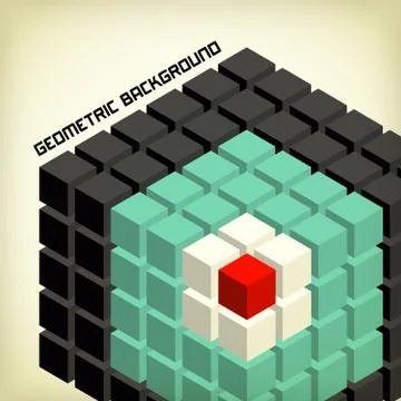 Abstract geometric background Stock Illustration