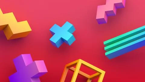 Abstract Geometric Background Stock Illustration