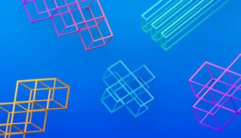 Abstract Geometric Background Stock Illustration