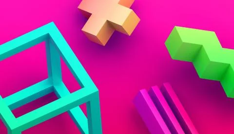 Abstract Geometric Background Illustrazione stock