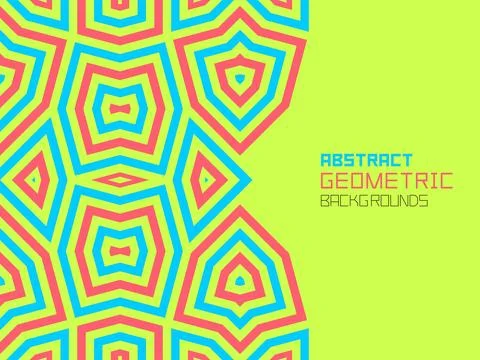 Abstract geometric background Stock Illustration