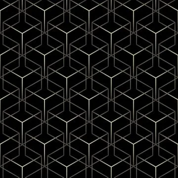 Abstract geometric background with isometric cubes Stock Illustration
