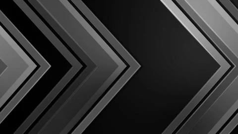 Abstract geometric background with layered chevrons modern glossy 3d effect.. Stock Footage 333919758
