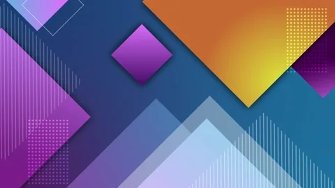 Abstract geometric background with layered paper-like shapes gradients and .. 스톡 동영상 337081902