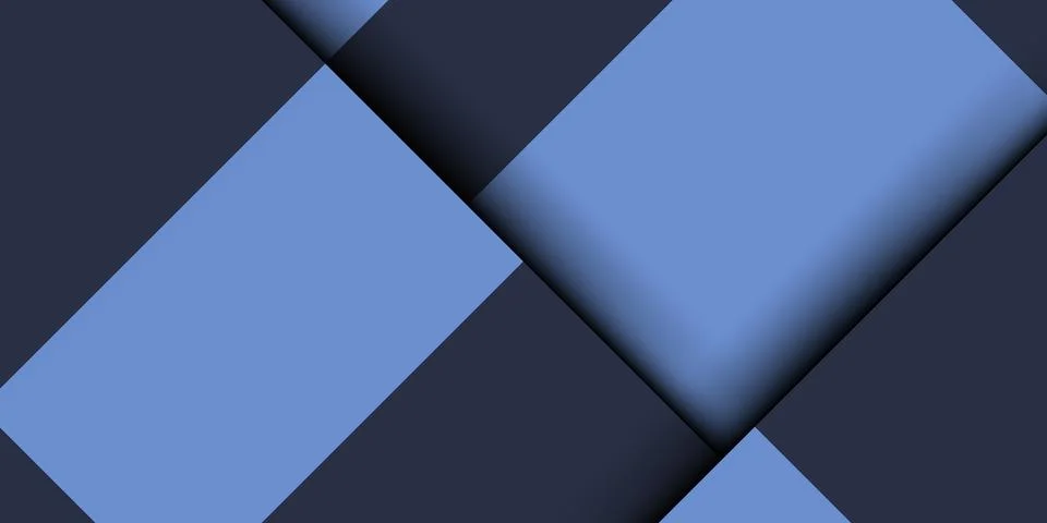 Abstract geometric background with layered squares and soft shadows. Vector Stock Illustration