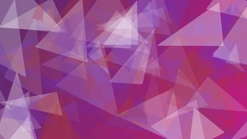 Abstract Geometric Background with Layered Translucent Purple and Pink Tria.. 스톡 일러스트