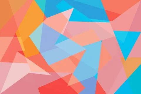 Abstract geometric background in light colors Stock Illustration