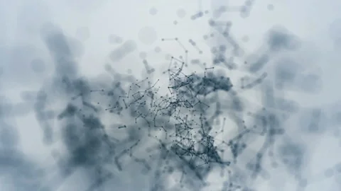 Abstract Geometric Background With Lines And Dots Stock-Footage 100471360