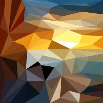 Abstract geometric background low poly mosaic style Stock Illustration