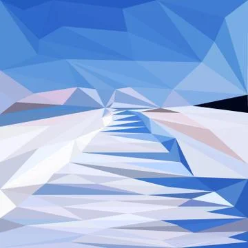 Abstract geometric background low poly mosaic style Stock Illustration