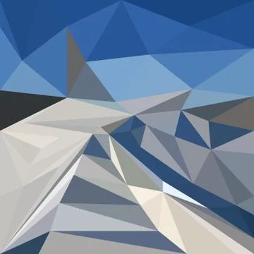 Abstract geometric background low poly mosaic style Stock Illustration