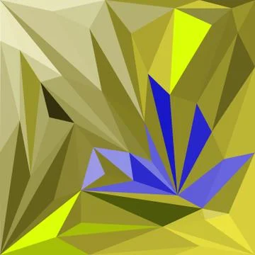 Abstract geometric background low poly mosaic style Stock Illustration