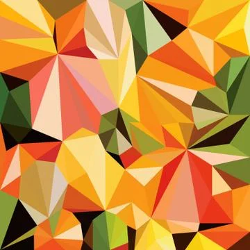 Abstract geometric background low poly mosaic style Stock Illustration
