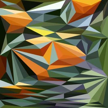 Abstract geometric background low poly mosaic style Stock Illustration
