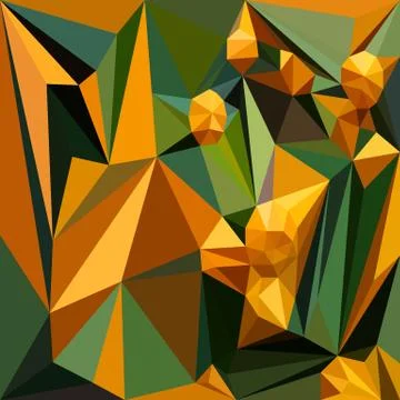 Abstract geometric background low poly mosaic style Stock Illustration