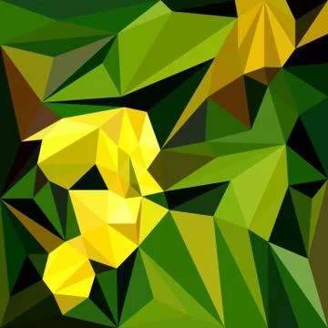 Abstract geometric background low poly mosaic style Stock Illustration