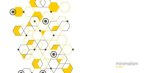 Abstract geometric background made of lines. Isometric squares. Stock Illustration