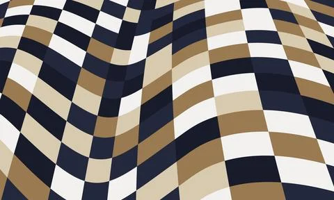 Abstract geometric background made of squares of different colors Stock Illustration