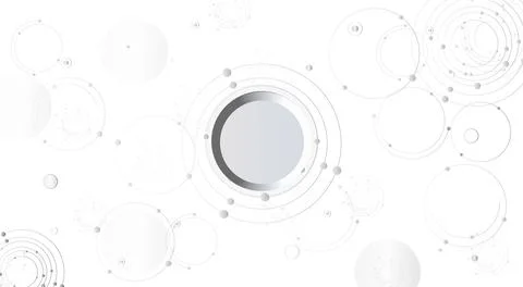 Abstract geometric background with a mesh of circles. Stock Illustration