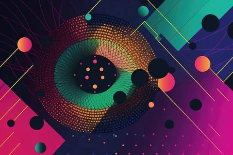 Abstract geometric background. Minimal Stock Illustration