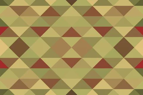 Abstract geometric background - Mosaic with triangle patterns Stock Illustration