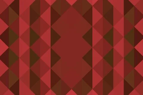 Abstract geometric background - Mosaic with triangle patterns Stock Illustration