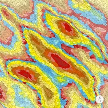 Abstract geometric background. Mosaic. Vector illustration Stock Illustration