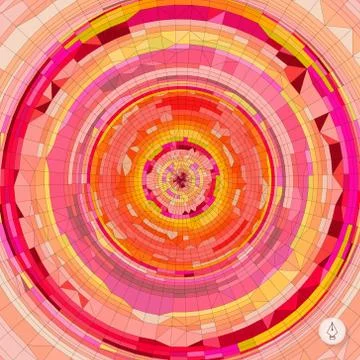 Abstract geometric background. Mosaic. Vector illustration Stock Illustration