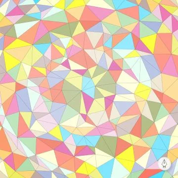 Abstract geometric background. Mosaic. Vector illustration Stock Illustration