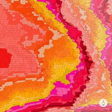 Abstract geometric background. Mosaic. Vector illustration Stock Illustration