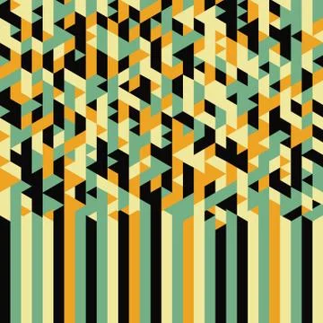 Abstract Geometric Background. Mosaic. Vector Illustration Stock Illustration