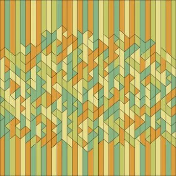 Abstract Geometric Background. Mosaic. Vector Illustration Stock Illustration