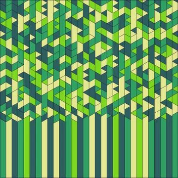 Abstract Geometric Background. Mosaic. Vector Illustration Stock Illustration