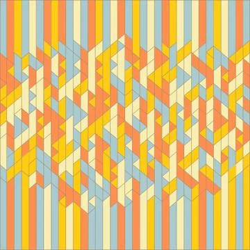 Abstract Geometric Background. Mosaic. Vector Illustration Stock Illustration