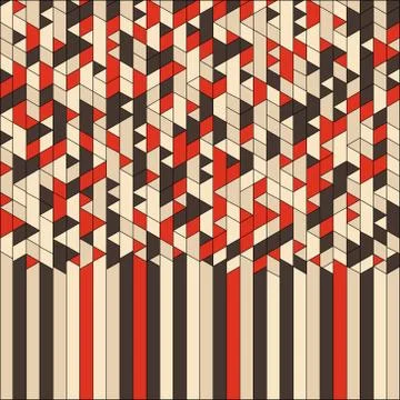 Abstract Geometric Background. Mosaic. Vector Illustration Stock Illustration