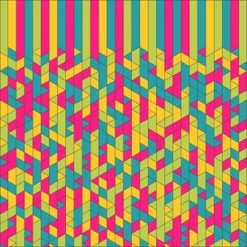 Abstract Geometric Background. Mosaic. Vector Illustration Stock Illustration