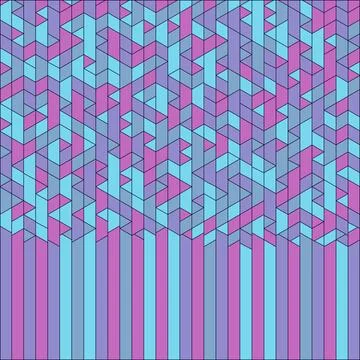 Abstract Geometric Background. Mosaic. Vector Illustration. Abstract Geome... Stock Photos