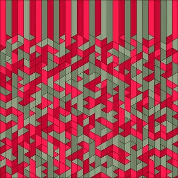 Abstract Geometric Background. Mosaic. Vector Illustration. Abstract Geome... Foto stock