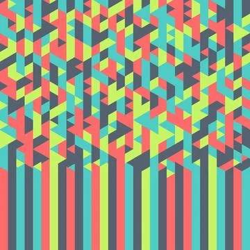 Abstract Geometric Background. Mosaic. Vector Illustration. Abstract Geome... 스톡 사진