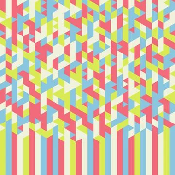 Abstract Geometric Background. Mosaic. Vector Illustration. Abstract Geome... Stock Photos