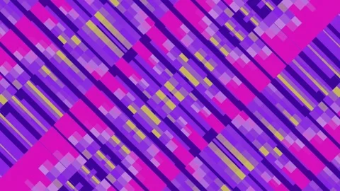Abstract geometric background with moving diagonal stripes. 3d rendering 4K Stockbeeldmateriaal 318590976
