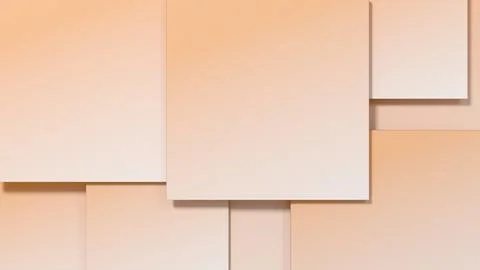 Abstract geometric background of multi-layered rectangles with soft gradients Stock Illustration