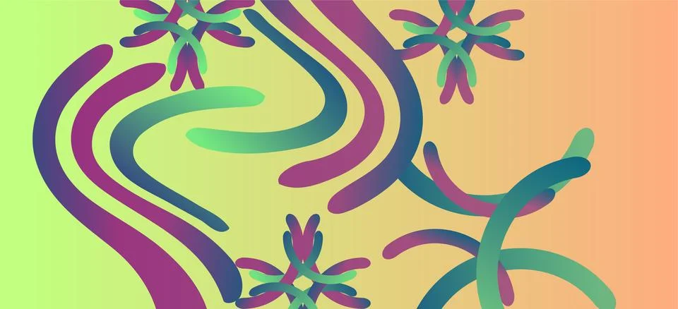 Abstract geometric background with multicolored elements. Stock Illustration