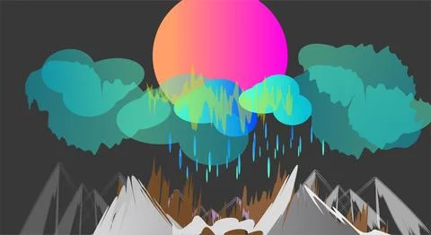 Abstract geometric background with multicolored elements. Vector illustrati.. Stock Illustration