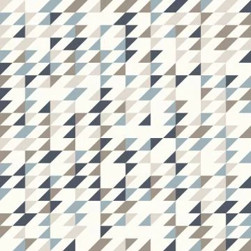 Abstract geometric background in neutral colors. Seamless vector pattern. Stock Illustration