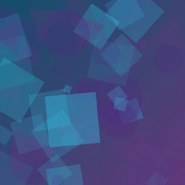 Abstract Geometric Background with Overlapping Blue and Purple Transparent .. イラスト素材